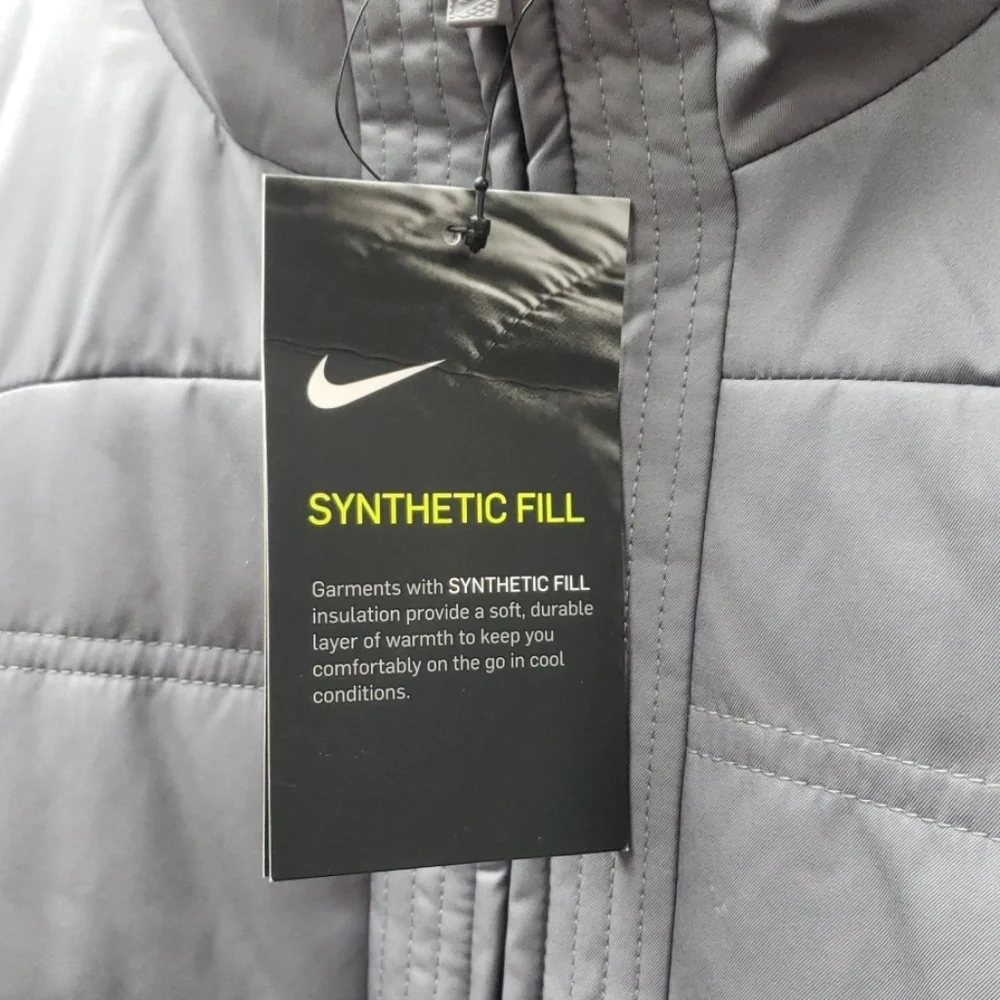 Nike coat‎ fall zippered pockets synthetic fill NWT